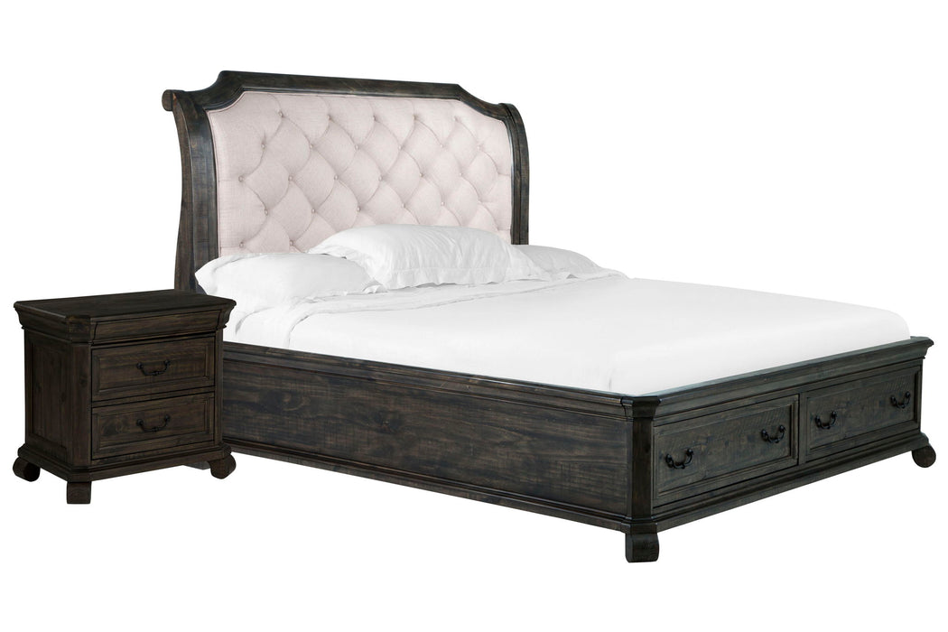 Bellamy - Sleigh Storage Bed Set Magnussen Furniture