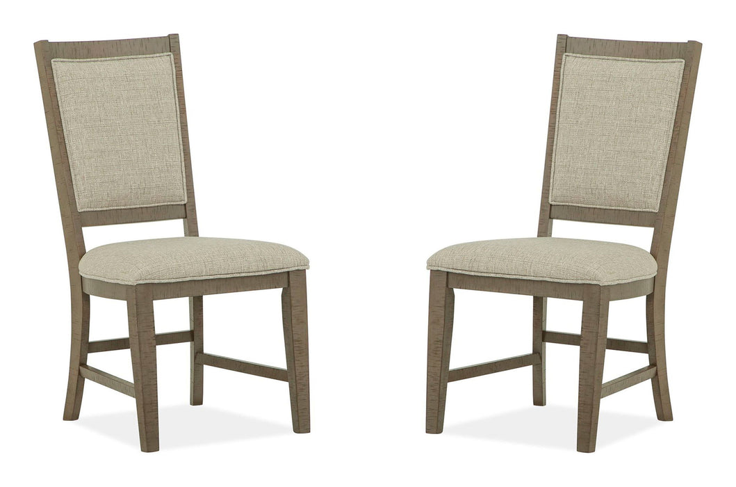 Paxton Place - Step Upholstered Side Chair (Set of 2) - Dovetail Gray Magnussen Furniture