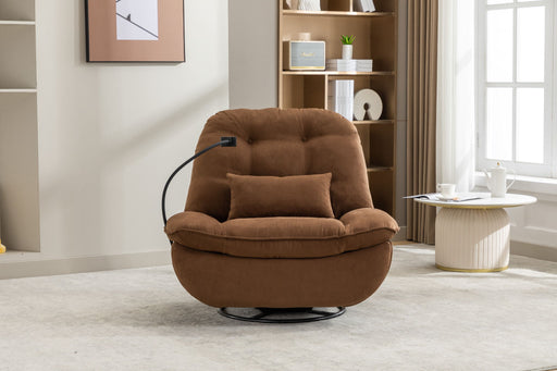 Power Recliner Swivel Glider USB Charger With tooth Music Player, Sleep, Working, Game And Leisure Home Essentials