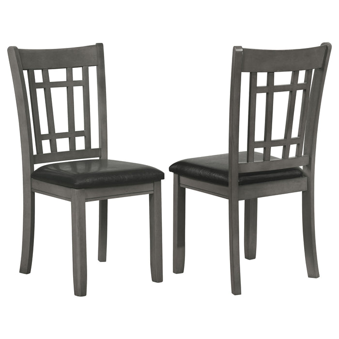Lattice Back Side Chairs (Set of 2) Furniture Max
