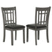 Lattice Back Side Chairs (Set of 2) Furniture Max