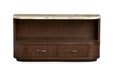 McPherson - Demilune Sofa Table - Burnt Umber Magnussen Furniture