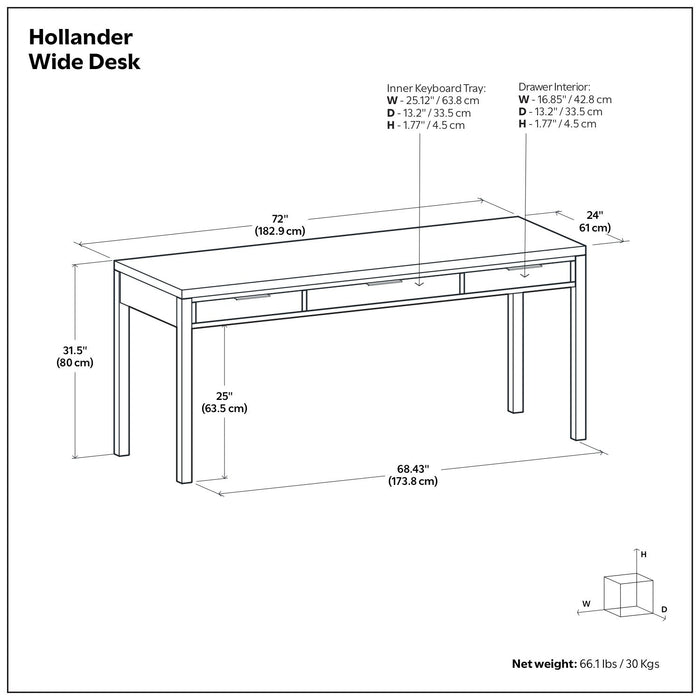 Hollander - Handcrafted Desk Simpli-Home