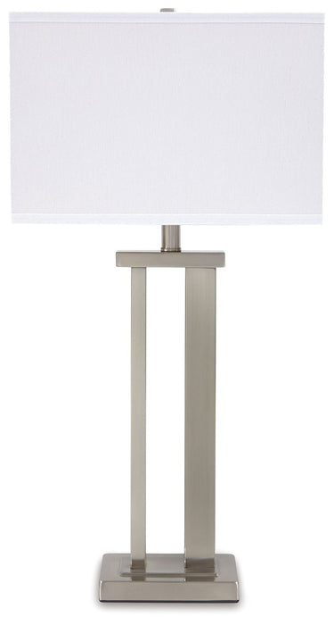 Aniela - Metal Table Lamp Set Signature Design by Ashley®