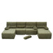 Oversized Sectional Sofa, Living Room Seating With Modular Design Hearth and Haven