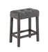 Lux - 3 Piece Counter Height Pub Table With Tufted Stools (Set of 3) Lilola Home
