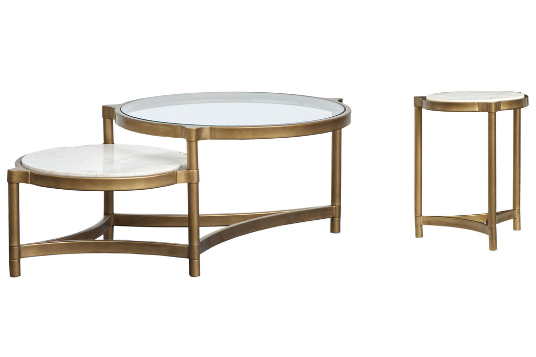 Cassidy - Shaped Cocktail Table Set Magnussen Furniture