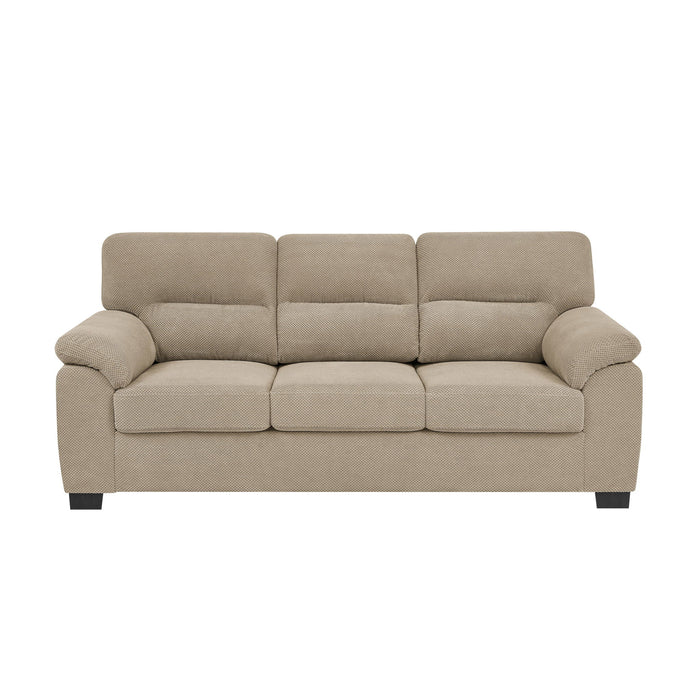 3 Seater Sofa With Padded Armrests And Triangular Leg Home Essentials