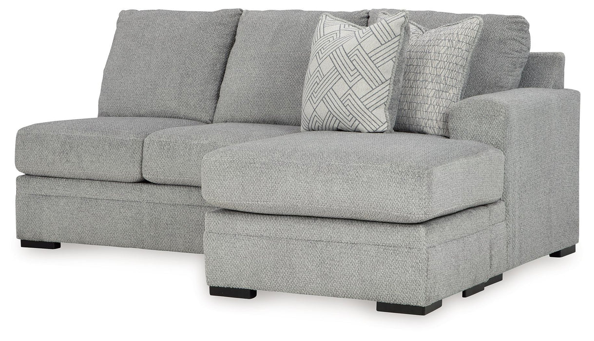 Casselbury - Raf Sofa Chaise - Cement Signature Design by Ashley®