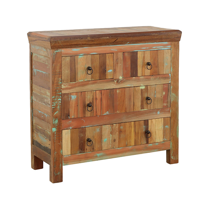 Lynden - 4 Drawer Accent Cabinet With Ring Pulls - Wood Furniture Max