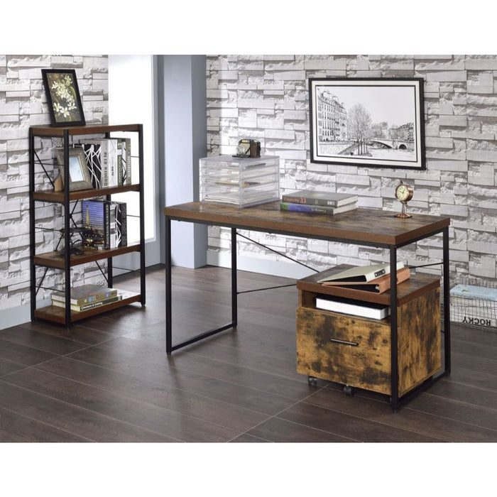 Bob - Writing Desk (Same Ac00906) - Weathered Oak & Black ACME