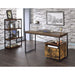 Bob - Writing Desk (Same Ac00906) - Weathered Oak & Black ACME