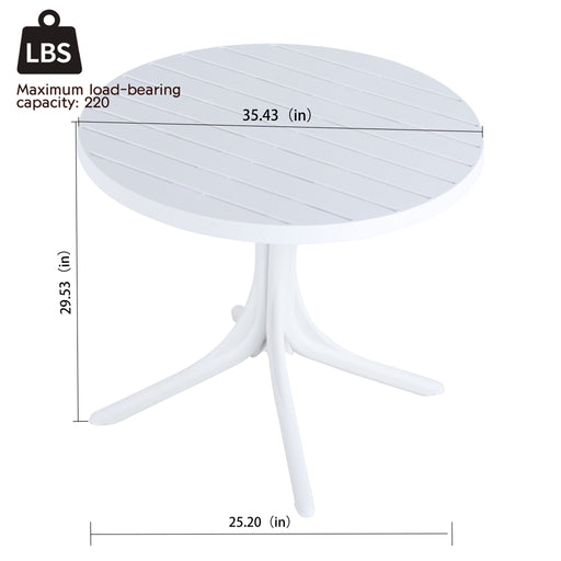 Round Table - White Home Essentials