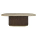 Clayten - Dining Table With Natural Marble Top ACME