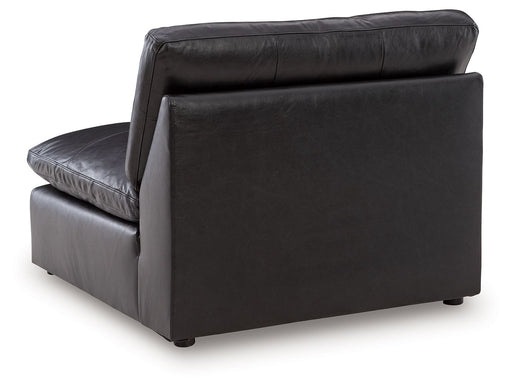 Emilia - Armless Chair - Black Signature Design by Ashley®