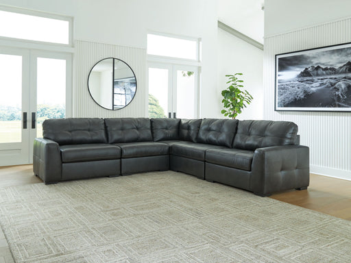 Brindley Pier - 5-Piece Sectional - Fog Signature Design by Ashley®