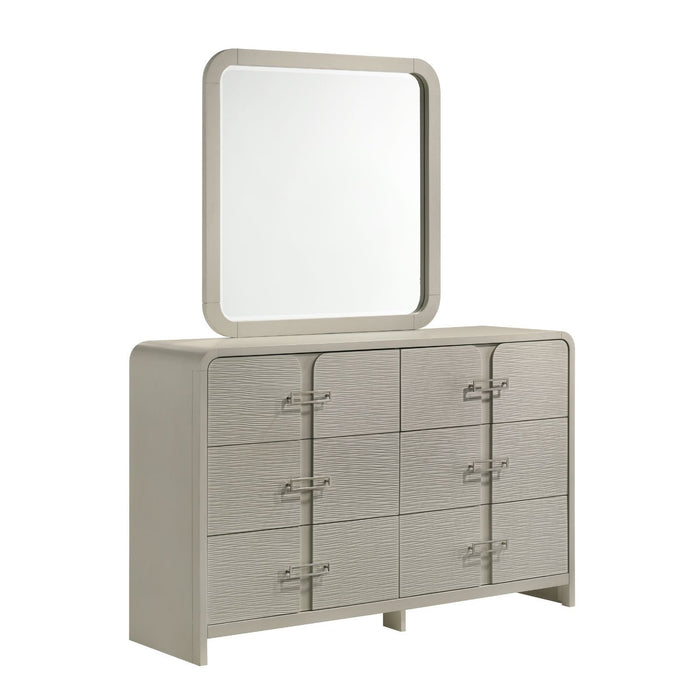 Aria - Mirror - Beige Matrix Furniture Group