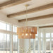 Chandelier, 2 Tier Boho Wabi Sabi Pendant Light, Hanging Ceiling Lamp - Gold Daily Nest