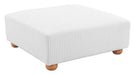 Tayte - Ottoman - White Zuo Modern