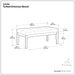Lacey - Upholstered Tufted Ottoman Bench Simpli-Home