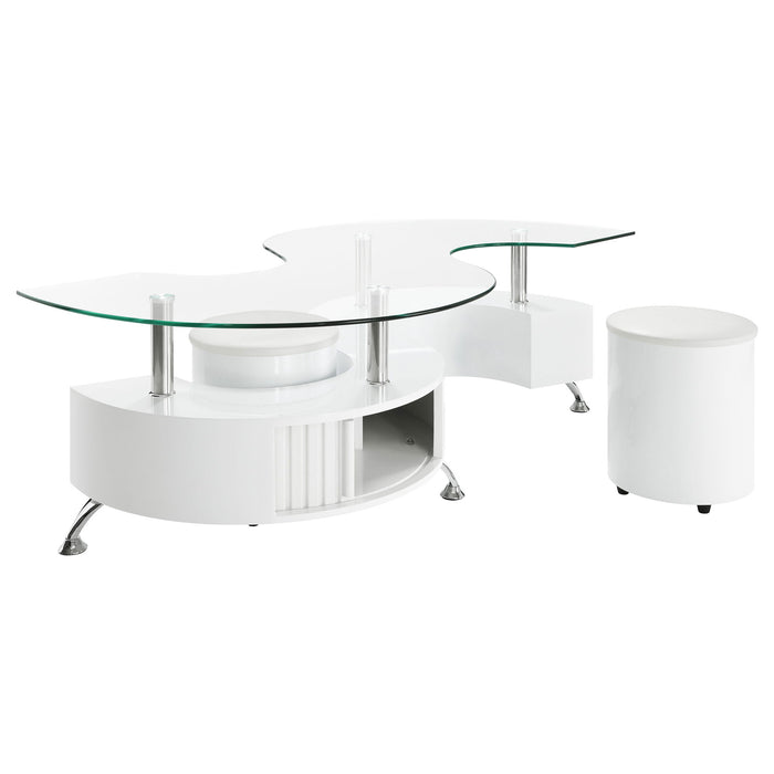Marley - 3 Piece Coffee Table And Stools Set Furniture Max
