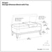 Oregon - Contemporary Storage Ottoman Bench With Tray Simpli-Home