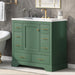 Modern Bathroom Vanity With Sink, 6 Drawers, Adjustable Shelf Hearth and Haven