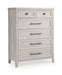 Darbonton - Six Drawer Chest - Dove White Signature Design by Ashley®