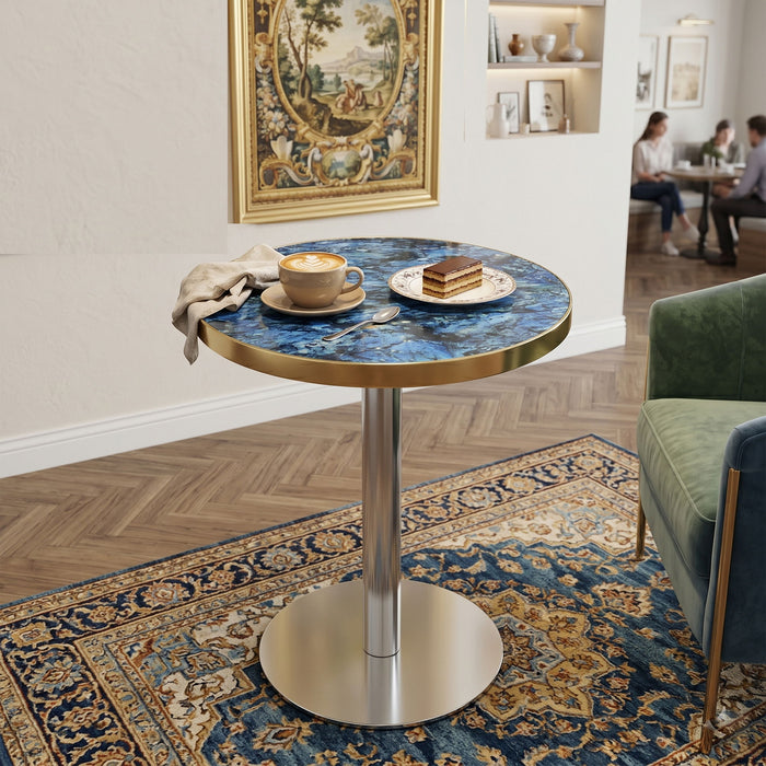 Elegant Modern Round Bistro Table Home Essentials