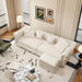 3 In 1 Convertible Sleeper Sofa Bed With Movable Ottoman Home Essentials