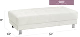 Contemporary Ottoman For Living Rooms Glory Furniture