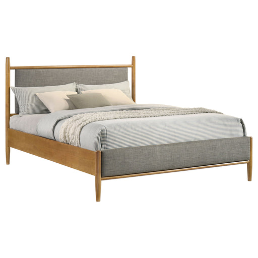 Panel Platform Bed With Upholstered Headboard And Footboard Furniture Max