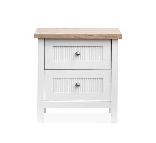 Windmill Harbour - Drawer Nightstand - White Whisp And Sand Magnussen Furniture