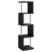 4 Tier Bookcase With Accents Furniture Max