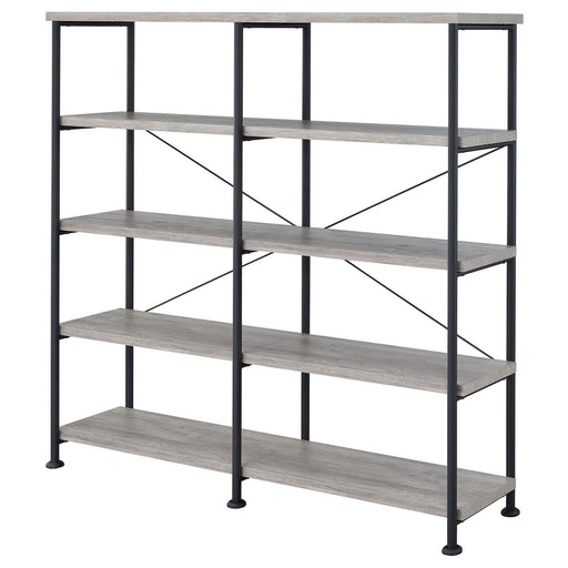 Double Wide Bookcase Shelves Furniture Max