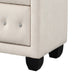 Sophia - 2 Drawer Upholstered Nightstand Matrix Furniture Group