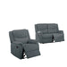 2 Piece Living Room Set With Loveseat And Recliner Home Essentials