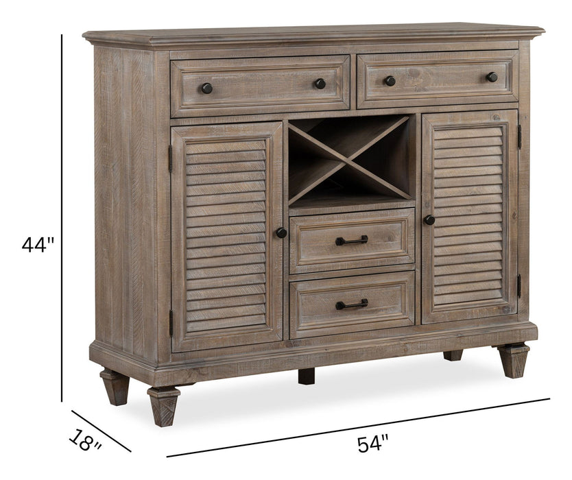 Lancaster - Server - Dovetail Gray Magnussen Furniture