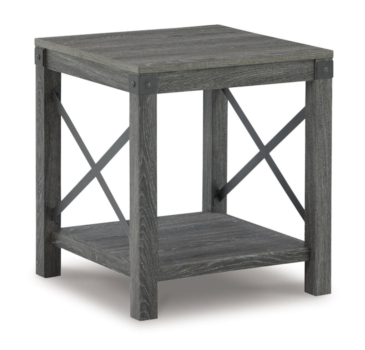 Freedan - 3 Pc. - Coffee Table, 2 End Tables - Grayish Brown Signature Design by Ashley®