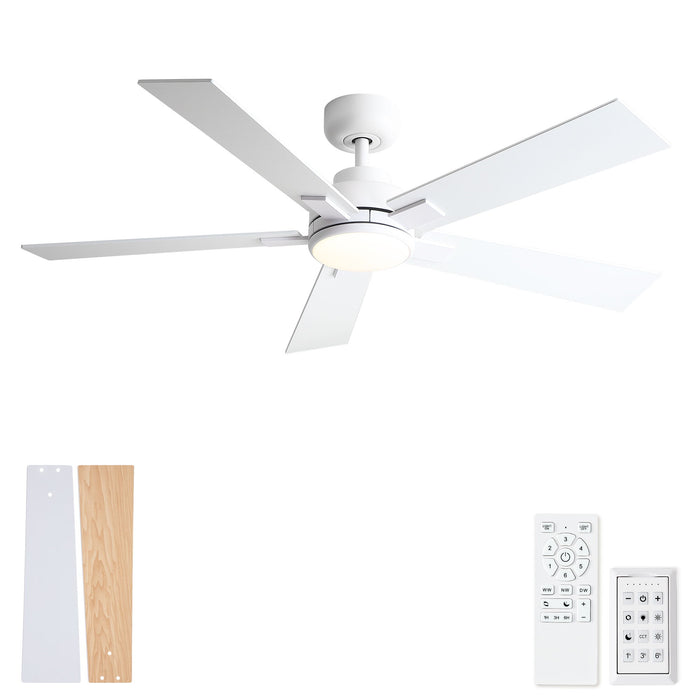 Reversible Motor Integrated LED Dimmable Ceiling Fan With Light Daily Nest