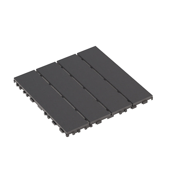 Plastic Interlocking 44 Pack Patio Deck Tiles, Square Waterproof Outdoor All Weather Use
