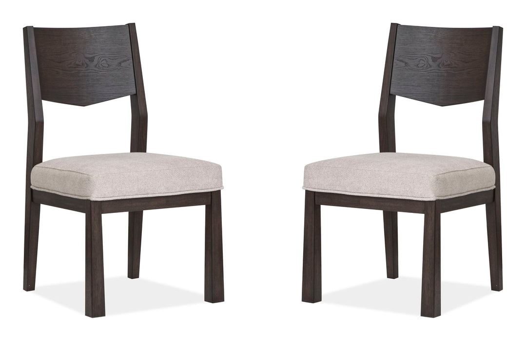 Tauren - Upholstered Side Chair With Solid Back (Set of 2) - Coffee Bean Magnussen Furniture