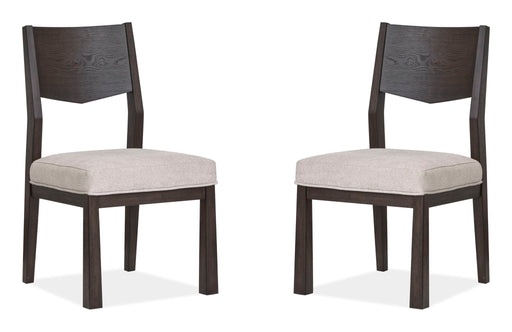 Tauren - Upholstered Side Chair With Solid Back (Set of 2) - Coffee Bean Magnussen Furniture