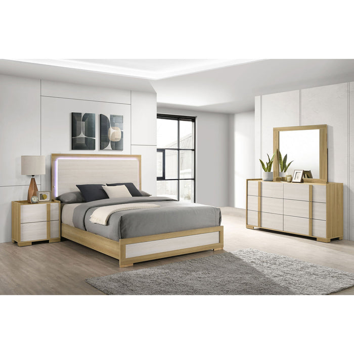 Lincoln - Bedroom Set With LED Headboard Furniture Max
