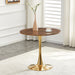 Round Dining Table With Thickened Top For Kitchen Home Essentials