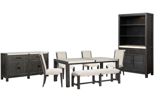 Plum Creek - 8 Piece Rectangular Dining Table Set Magnussen Furniture
