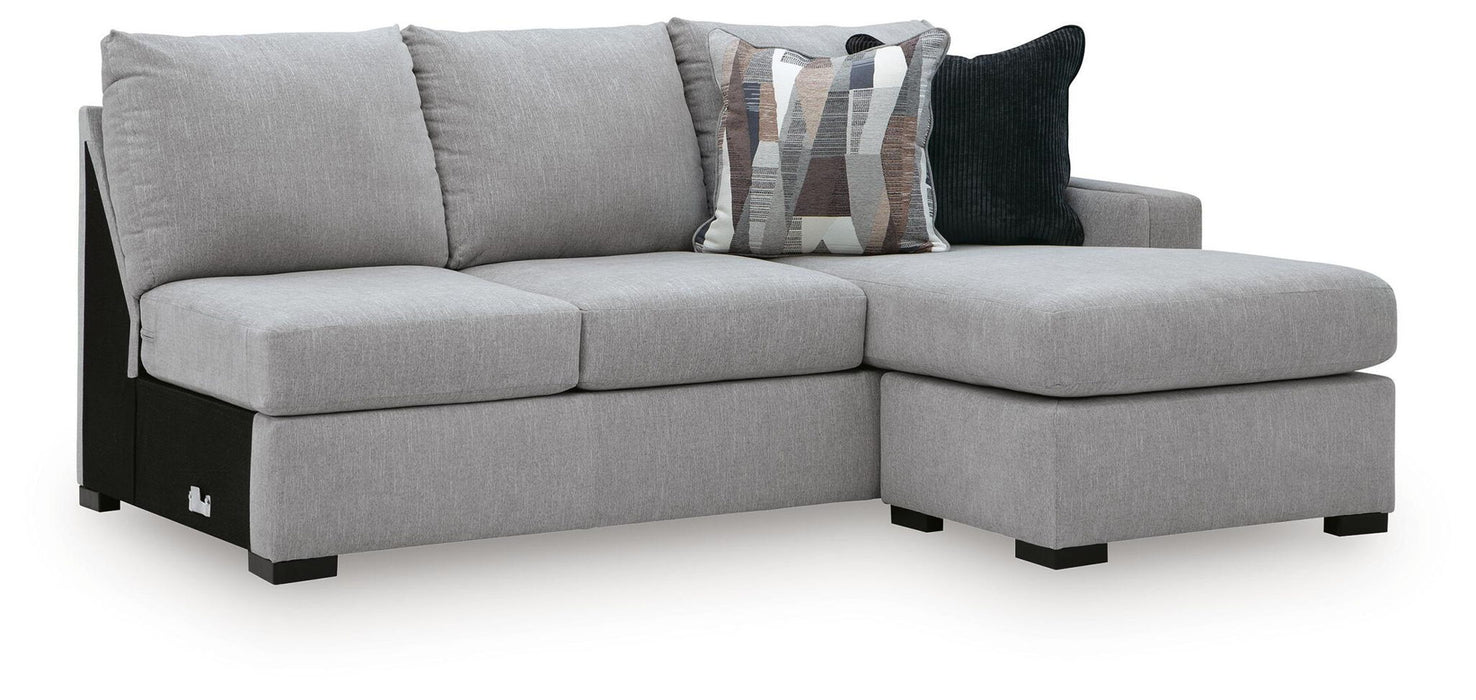 Lakepoint - RAF Sofa Chaise - Nickel Benchcraft®