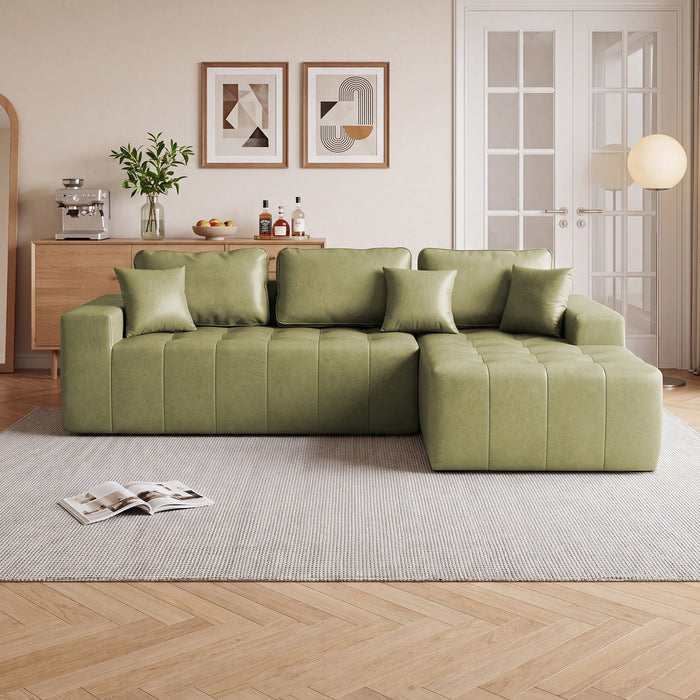 L - Shaped Corner Chaise Sofa Bed Home Essentials
