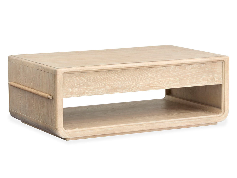 Sunset Cove - Rectangular Cocktail Table With Casters Magnussen Furniture