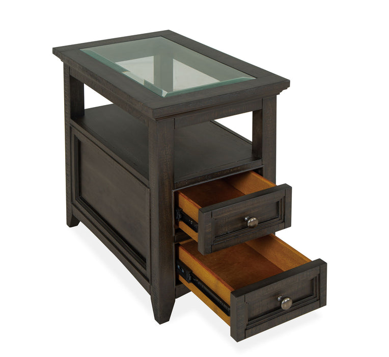 Westley Falls - Chairside End Table - Graphite Magnussen Furniture